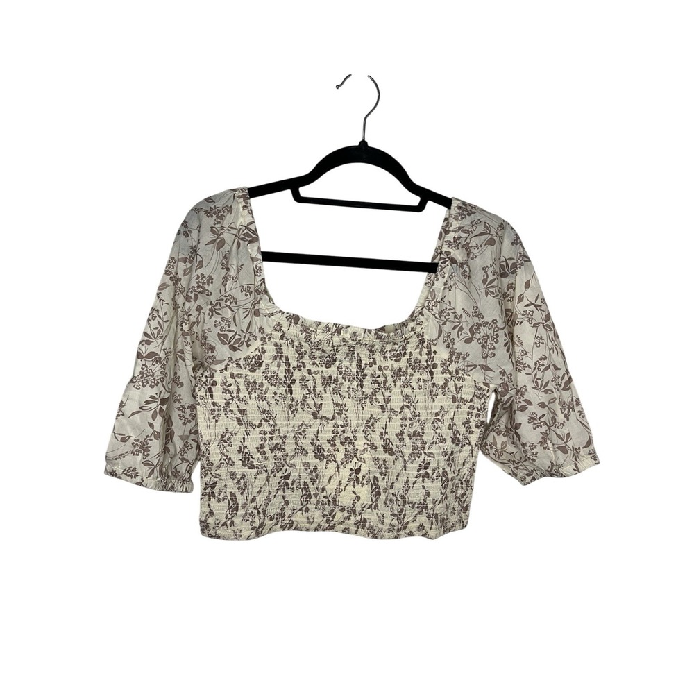 NWT Seraphine Floral 100% Cotton Maternity Top Size 6 - Picture 3 of 9